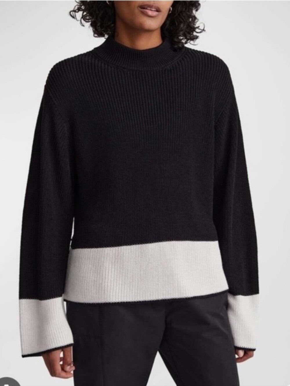 Varley Panama Knit Pullover Sweater